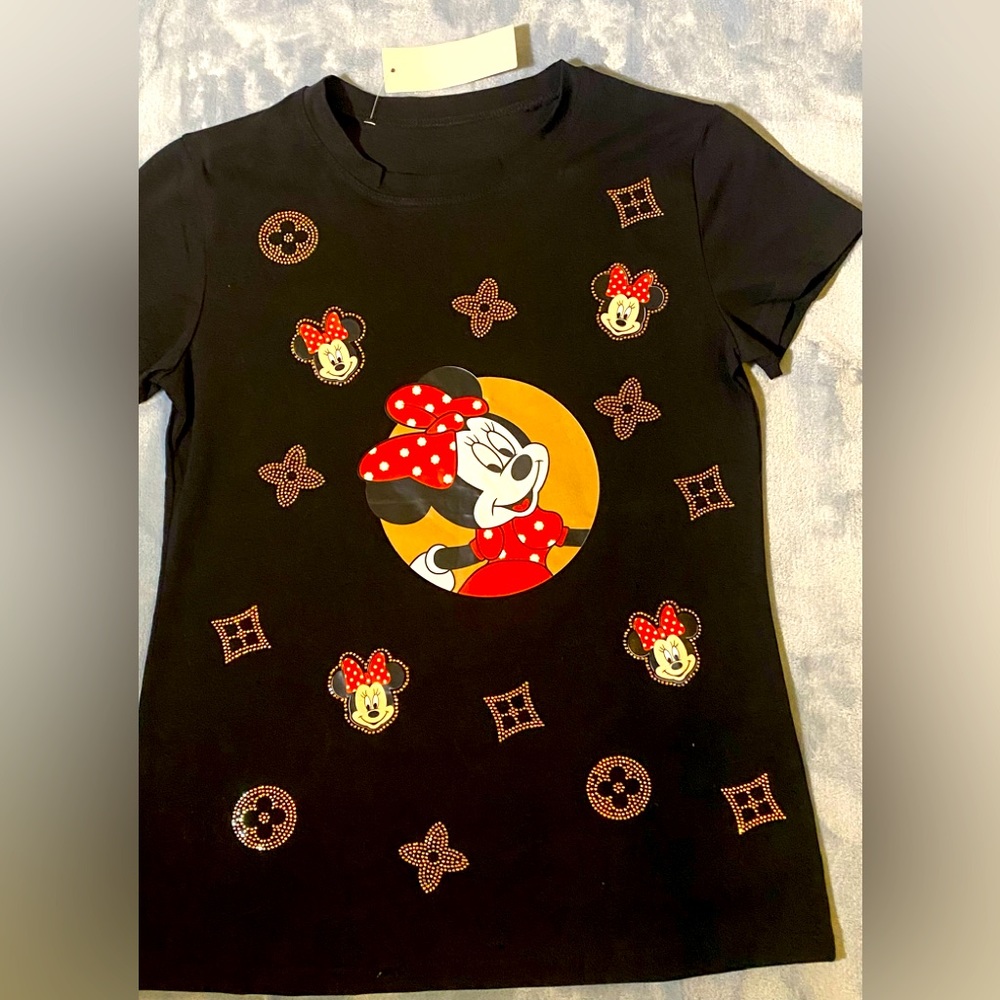NWT  super cute Minnie Mouse similar to LV design
